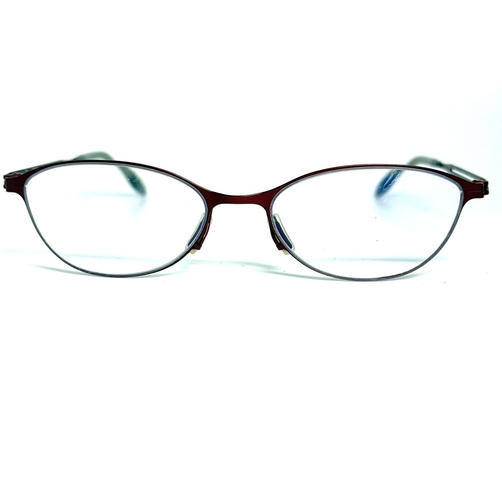 Kazuo Kawasaki MP 107 Burgundy Red Beta-Titan Eyeglass Frames Japan 50-16-135